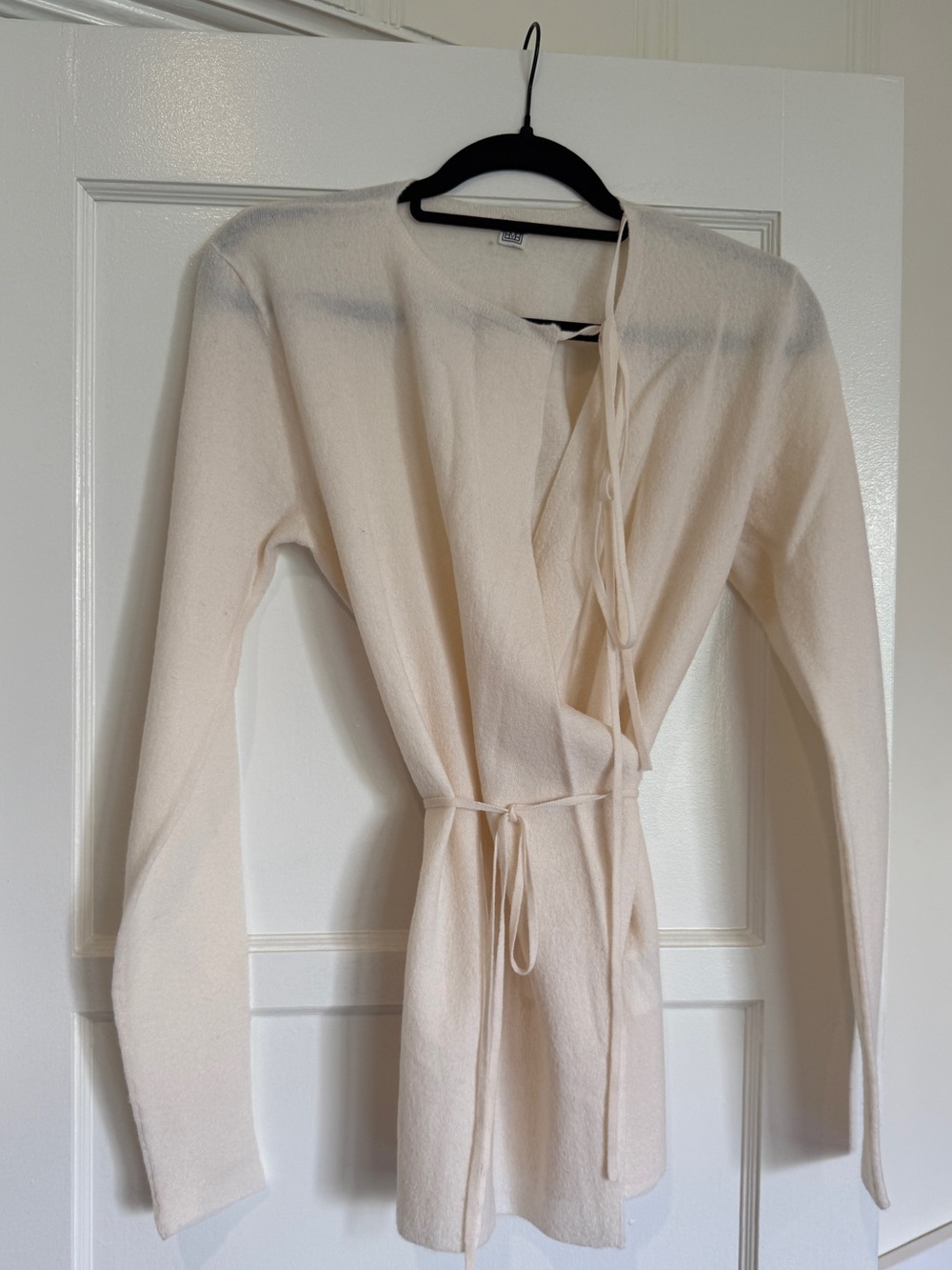Toteme felted wool wrap knit